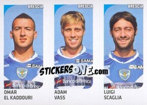 Sticker Omar El Kaddouri / Adam Vass / Luigi Scaglia - Calciatori 2011-2012 - Panini