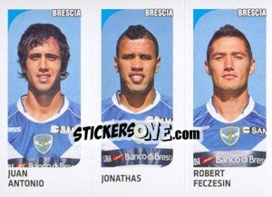 Sticker Juan Antonio / Jonathas / Robert Feczesin - Calciatori 2011-2012 n. 510 - Panini