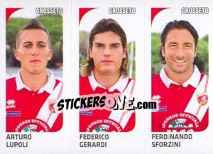 Sticker Arturo Lupoli / Federico Gerardi / Ferdinando Sforzini - Calciatori 2011-2012 n. 540 - Panini