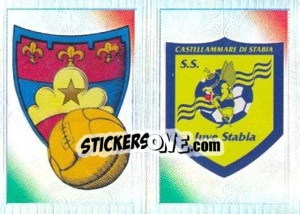 Figurina Scudetto (Gubbio - Juve Stabia) - Calciatori 2011-2012 - Panini