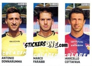 Sticker Antonio Donnarumma / Marco Farabbi / Marcello Cottafava - Calciatori 2011-2012 n. 543 - Panini