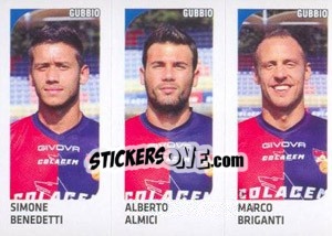 Figurina Simone Benedetti / Alberto Almici / Marco Briganti - Calciatori 2011-2012 - Panini