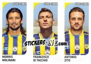 Figurina Morris Molinari / Francesco Di Tacchio / Antonio Zito - Calciatori 2011-2012 - Panini