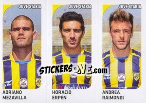 Cromo Adriano Mezavilla / Horacio Erpen / Andrea Raimondi - Calciatori 2011-2012 - Panini