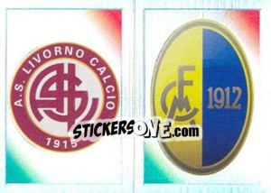 Figurina Scudetto (Livorno - Modena) - Calciatori 2011-2012 - Panini