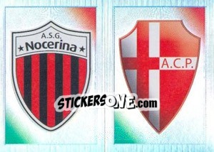 Sticker Scudetto (Nocerina - Padova) - Calciatori 2011-2012 n. 571 - Panini