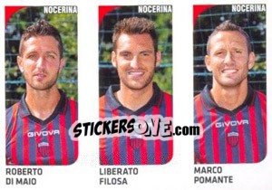 Sticker Roberto Di Maio / Liberato Filosa / Marco Pomante - Calciatori 2011-2012 - Panini