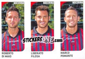 Figurina Roberto Di Maio / Liberato Filosa / Marco Pomante - Calciatori 2011-2012 - Panini