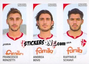 Cromo Francesco Renzetti / Andrea Bovo / Raffaele Schiavi - Calciatori 2011-2012 - Panini