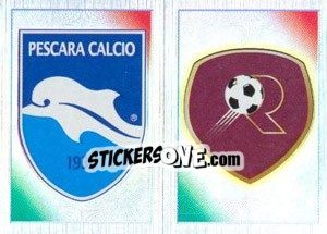 Sticker Scudetto (Pescara - Reggina) - Calciatori 2011-2012 n. 586 - Panini