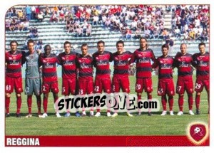 Figurina Squadra (Reggina) - Calciatori 2011-2012 - Panini