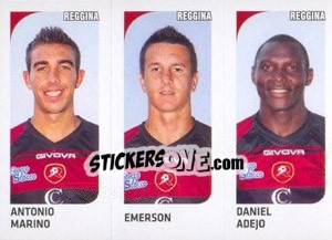 Sticker Antonio Marino / Emerson / Daniel Adejo - Calciatori 2011-2012 n. 596 - Panini