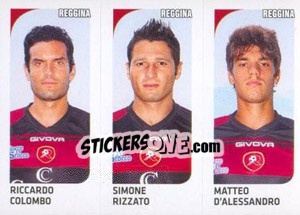 Sticker Riccardo Colombo / Simone Rizzato / Matteo D'alessandro - Calciatori 2011-2012 n. 597 - Panini