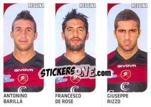 Figurina Antonino Barillà / Francesco De Rose / Giuseppe Rizzo - Calciatori 2011-2012 - Panini