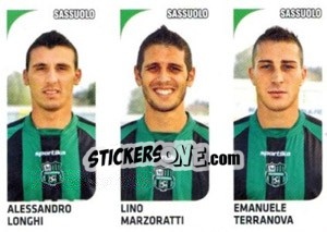 Sticker Alessandro Longhi / Lino Marzoratti / Emanuele Terranova - Calciatori 2011-2012 n. 611 - Panini