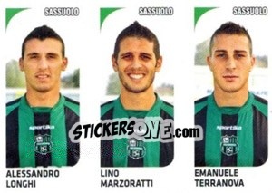 Figurina Alessandro Longhi / Lino Marzoratti / Emanuele Terranova - Calciatori 2011-2012 - Panini