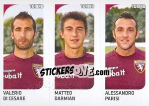 Figurina Valerio Di Cesare / Matteo Darmian / Alessandro Parisi - Calciatori 2011-2012 - Panini