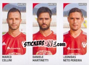 Figurina Marco Cellini / Daniele Martinetti / Leonidas Neto Pereira - Calciatori 2011-2012 - Panini