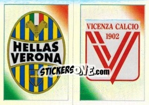 Figurina Scudetto (Verona - Vicenza) - Calciatori 2011-2012 - Panini