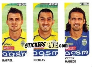 Sticker Rafael / Nicolas / Victor Mareco - Calciatori 2011-2012 n. 633 - Panini