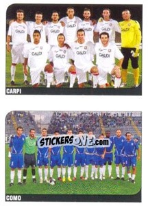 Cromo Squadra (Carpi - Como) - Calciatori 2011-2012 - Panini