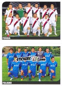 Figurina Squadra (Foggia - Foligno) - Calciatori 2011-2012 - Panini