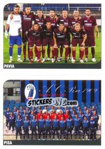 Cromo Squadra (Pavia - Pisa) - Calciatori 2011-2012 - Panini