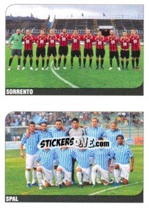 Sticker Squadra (Sorrento - Spal) - Calciatori 2011-2012 - Panini