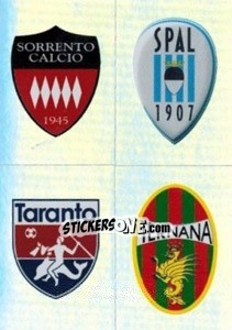 Figurina Scudetto (Sorrento - Spal - Taranto - Ternana)