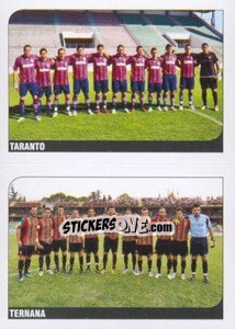 Figurina Squadra (Taranto - Ternana) - Calciatori 2011-2012 - Panini