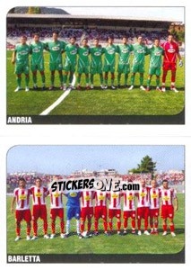 Cromo Squadra (Andria - Barletta) - Calciatori 2011-2012 - Panini