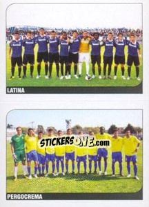 Figurina Squadra (Latina - Pergocrema) - Calciatori 2011-2012 - Panini