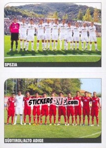 Sticker Squadra (Spezia - Sudtirol/alto Adige) - Calciatori 2011-2012 - Panini