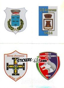 Sticker Scudetto (Aprilia - Arzanese - Aversa Normanna - Campobasso)
