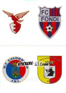 Sticker Scudetto (Fano - Fondi - Gavorrano - Giulianova) - Calciatori 2011-2012 n. 680 - Panini