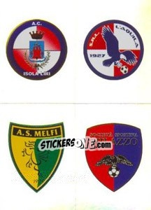 Sticker Scudetto (Isola Liri - L'aquila - Melfi - Milazzo) - Calciatori 2011-2012 n. 681 - Panini
