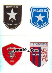 Figurina Scudetto (Neapolis - Paganese - Perugia - Vibonese) - Calciatori 2011-2012 - Panini