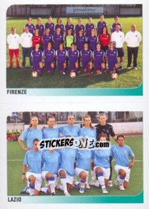 Cromo Squadra (Firenze - Lazio) - Calciatori 2011-2012 - Panini