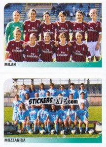 Cromo Squadra (Milan - Mozzanica) - Calciatori 2011-2012 - Panini