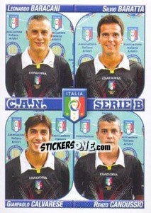 Sticker Baracani - Baratta - Calvarese - Candussio - Calciatori 2011-2012 - Panini