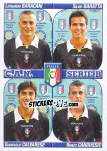 Sticker Baracani - Baratta - Calvarese - Candussio - Calciatori 2011-2012 n. A13 - Panini