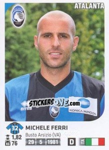 Cromo Michele Ferri - Calciatori 2011-2012 - Panini