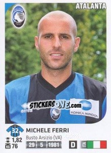 Sticker Michele Ferri - Calciatori 2011-2012 n. Ag1 - Panini