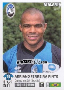 Sticker Adriano Ferreira Pinto - Calciatori 2011-2012 n. Ag5 - Panini