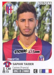 Figurina Saphir Taider - Calciatori 2011-2012 - Panini
