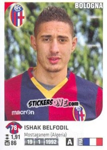 Sticker Ishak Belfodil - Calciatori 2011-2012 n. Ag11 - Panini
