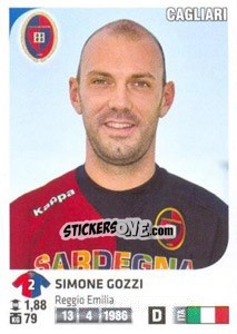 Cromo Simone Gozzi - Calciatori 2011-2012 - Panini