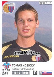 Cromo Tomas Kosicky - Calciatori 2011-2012 - Panini