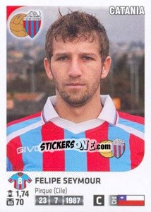 Sticker Felipe Seymour - Calciatori 2011-2012 n. Ag24 - Panini