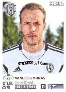 Sticker Vangelis Moras - Calciatori 2011-2012 - Panini